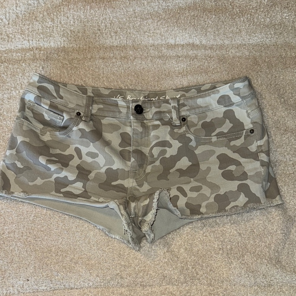 Victoria's Secret Camo Jean Shorts